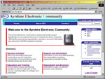 e-ayrshire.co.uk screenshot